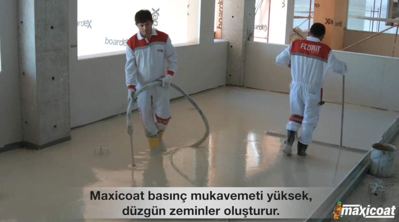 Maxicoat - Ezber Bozan Hazır Karışım Zemin Harcı