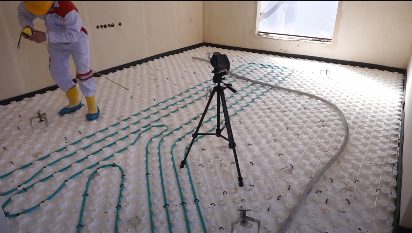 Yerden ısıtmalı sistemlerde MAXICOAT kullanımı